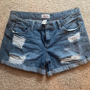 Mudd distressed shorts